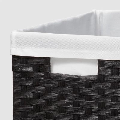 16" X 9" X 6" Lined Woven Media Bin Black - Brightroomâ„¢ - Image 2