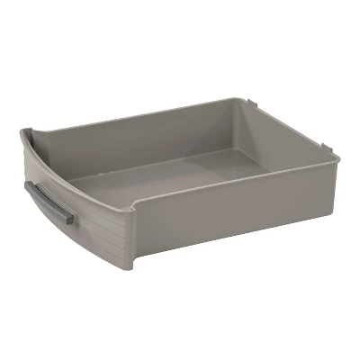 4 Drawer Weave Tower Dark Gray - Brightroomâ„¢: Plastic Storage Organizer, Portable Utility Drawers, Universal Storage - Image 6