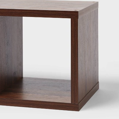 13" 2 Cube Walnut - Brightroomâ„¢ - Image 2