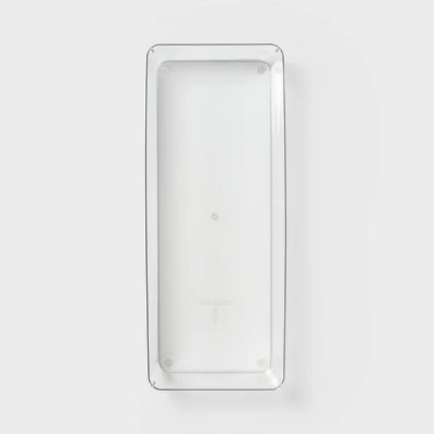 6"x15" Drawer Flatware Organizer - Brightroomâ„¢: Clear PETG, In-Drawer Kitchen Storage, Contemporary Style - Image 2