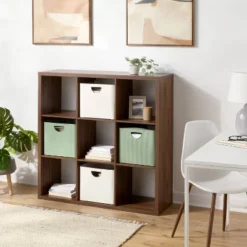 13" 9 Cube Walnut - Brightroomâ„¢