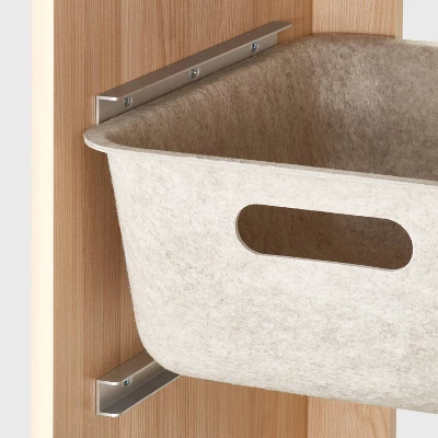 Tall Sliding Bin Cube Natural - Brightroomâ„¢ - Image 2