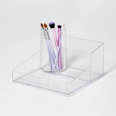 Bathroom Plastic Hair Accessory Organizer Clear - Brightroomâ„¢ - Image 3