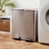 60L Stainless Steel Step Trash And Recycle Can - Brightroom™