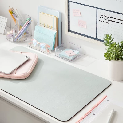 Non-Slip Rollup Desk Mat Green - Brightroomâ„¢