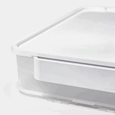 Click In Place Large Lid For Plastic Storage Bins For Home And Office Organization White - Brightroomâ„¢ - Image 3