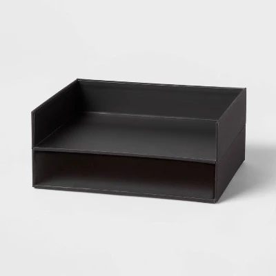 Canvas Letter Tray Organization Set Of 2 - Brightroom™ - Image 3