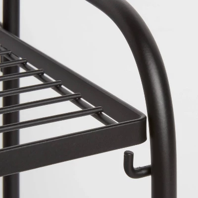 Folding 3 Shelves Black - Brightroomâ„¢ - Image 2