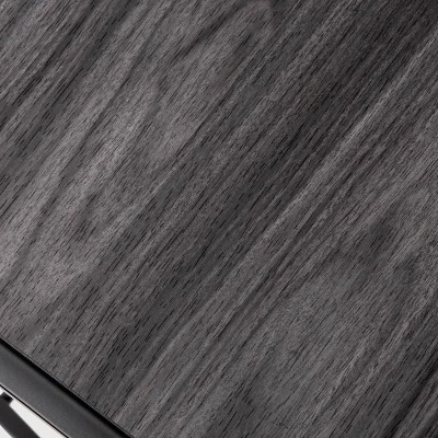 4 Tier Shoe Rack Black Metal With Black Oak Wood - Brightroomâ„¢ - Image 3