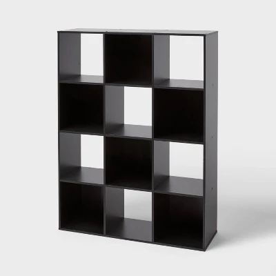 11" Cube Book Shelf Black - Brightroomâ„¢ - Image 4