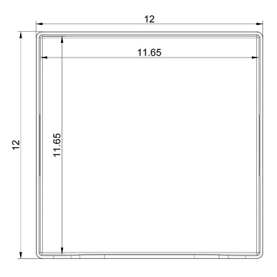 12" X 12" X 8" All Purpose Open Front Storage Bin - Brightroomâ„¢ - Image 3