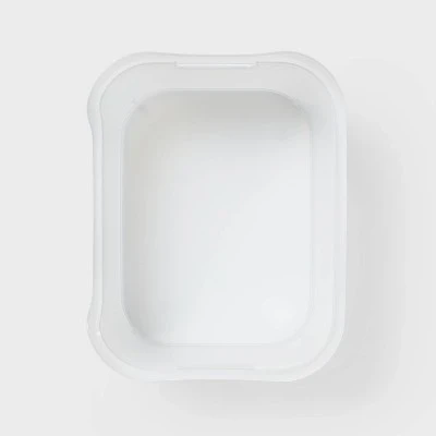 Large Open Front Storage Bin Clear - Brightroomâ„¢: Plastic, Portable, Nesting, Universal Storage, 14.5 Volume Capacity - Image 2