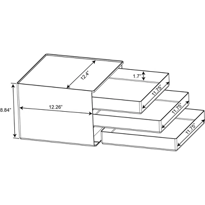 All Purpose 3 Drawer Storage Clear - Brightroomâ„¢ - Image 5