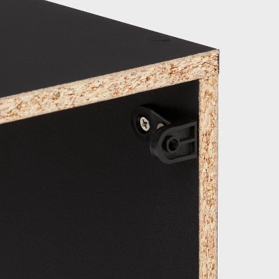 11" Cube Book Shelf Black - Brightroomâ„¢ - Image 3