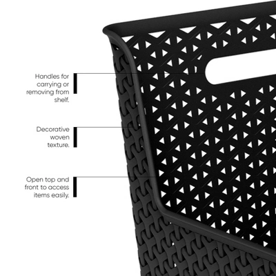 Y-Weave Easy Access Storage Bin - Brightroomâ„¢ - Image 3