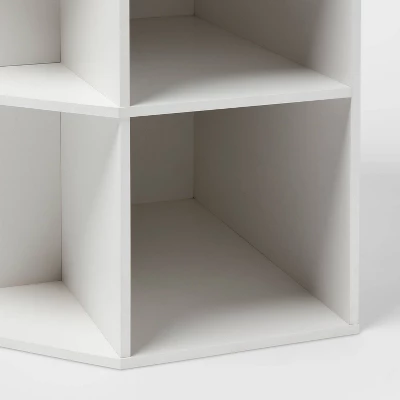 11" 9 Cube Corner Book Shelf White - Brightroomâ„¢ - Image 2
