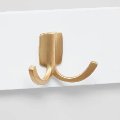 Modern Octopus 4 Rail Gold Hooks White - Brightroomâ„¢ - Image 2