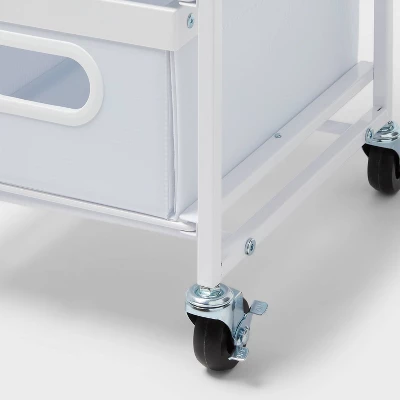 3 Drawer Narrow Cart On Wheels - Brightroomâ„¢ - Image 2
