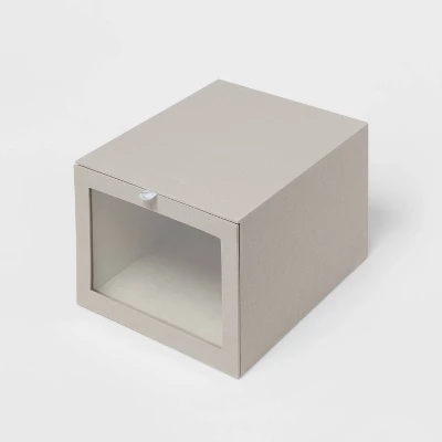 Hardside Fabric Front Open Bin Gray - Brightroomâ„¢ - Image 3