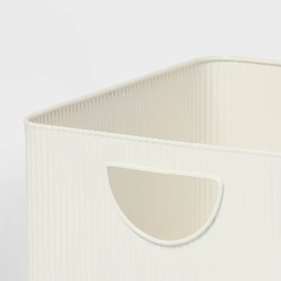 Metal Bin Small Ivory - Brightroomâ„¢ - Image 2