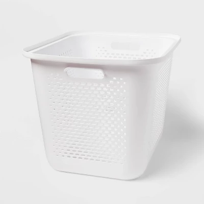 Large Decorative Plastic Bin With Cutout Handles - Brightroomâ„¢ - Image 4