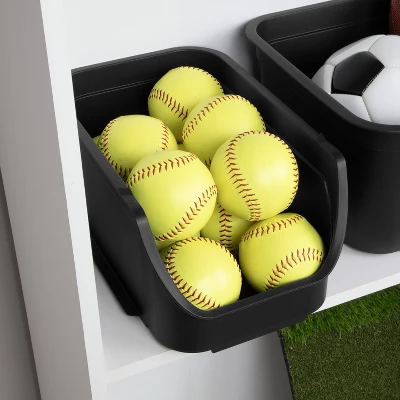 8.9qt Open Front Stackable Storage Bin - Brightroomâ„¢ - Image 4