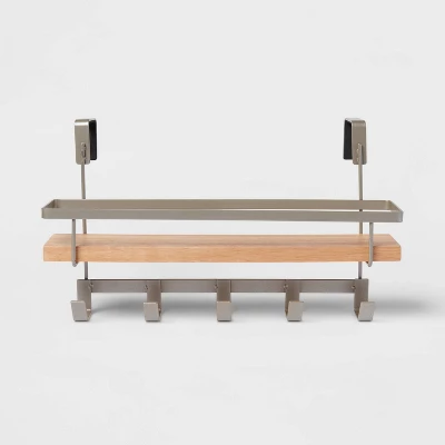 Shelf Rack With 5 Hooks - Brightroomâ„¢ - Image 3