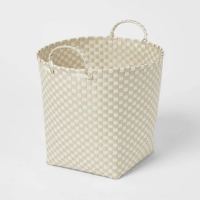 Woven Plastic Floor Basket - Brightroomâ„¢ - Image 3