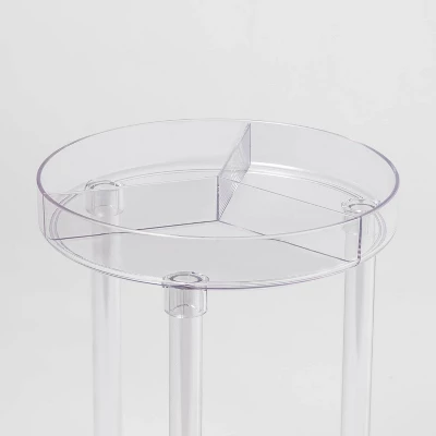 Spinning Turntable Makeup Organizer Clear - Brightroomâ„¢ - Image 3