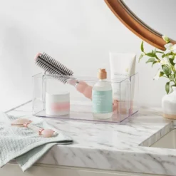 Divided Bath Caddy Clear - Brightroomâ„¢