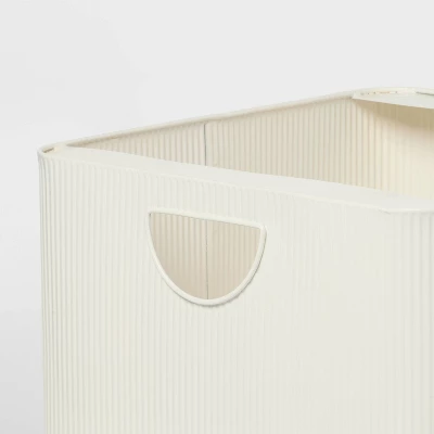 Metal Bin Large Open Front Ivory - Brightroomâ„¢ - Image 2