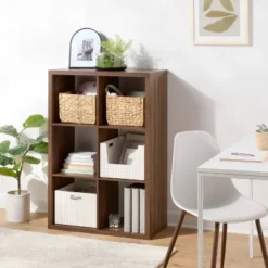 13" 6 Cube Walnut - Brightroomâ„¢