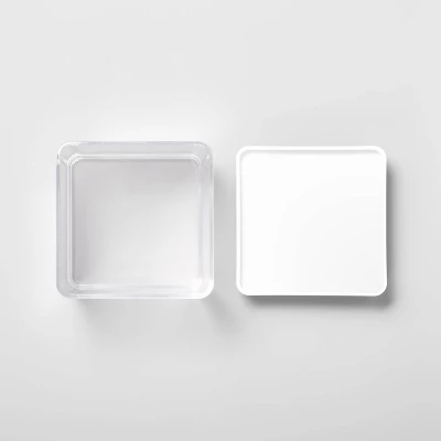 2.75c Short Square Plastic Food Storage Container - Brightroom - Image 2