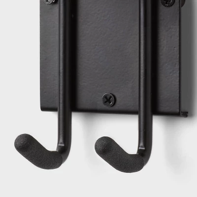 Multi-Purpose Double Garage Tool Hook - Brightroomâ„¢: Steel Utility Rack For Garage Organization & Storage - Image 2