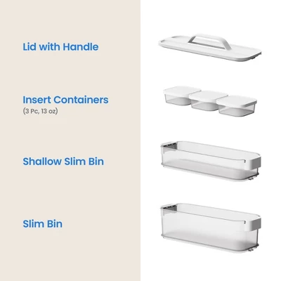 6pc Click In Place Slim Toolbox Kit Plastic Storage Home And Office Organization - Brightroom™​ - Image 6