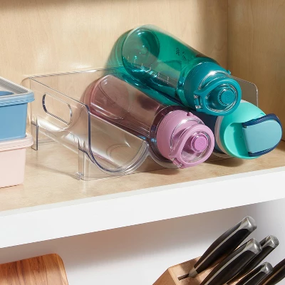 Plastic Hydration Bottle Storage Clear - Brightroomâ„¢: Stackable Water Bottle Organizer, Kitchen Glassware Storage