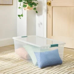 110qt Storage Bin With Latches - Brightroomâ„¢