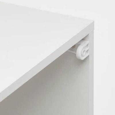 11" 3-2-1 Cube Book Shelf White - Brightroomâ„¢ - Image 3