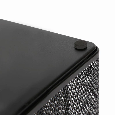 Mesh Medium Desktop Organizer Black - Brightroomâ„¢ - Image 3