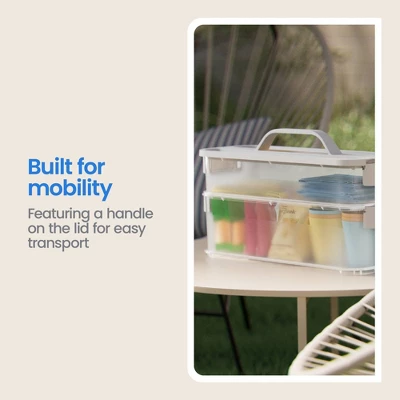 6pc Click In Place Slim Toolbox Kit Plastic Storage Home And Office Organization - Brightroom™​ - Image 5