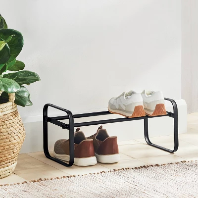 1-Tier Stackable - Expandable Shoe Rack - Brightroomâ„¢