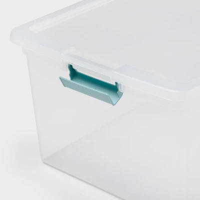 110qt Storage Bin With Latches - Brightroomâ„¢ - Image 2
