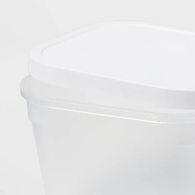 3pk Click In Place 30oz Insert Storage Containers White And Clear - Brightroomâ„¢ - Image 2