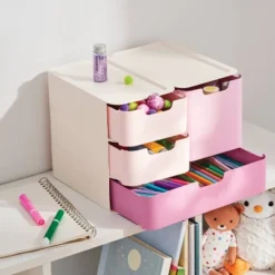 Modular Storage Drawer Set Pink - Brightroomâ„¢