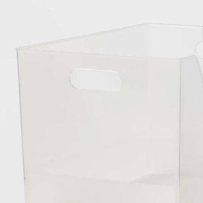 XL Multipurpose Storage Bin Clear - Brightroomâ„¢: Polypropylene Utility, 1499 Volume, 9.75" H, 15" W, 10.25" D - Image 2